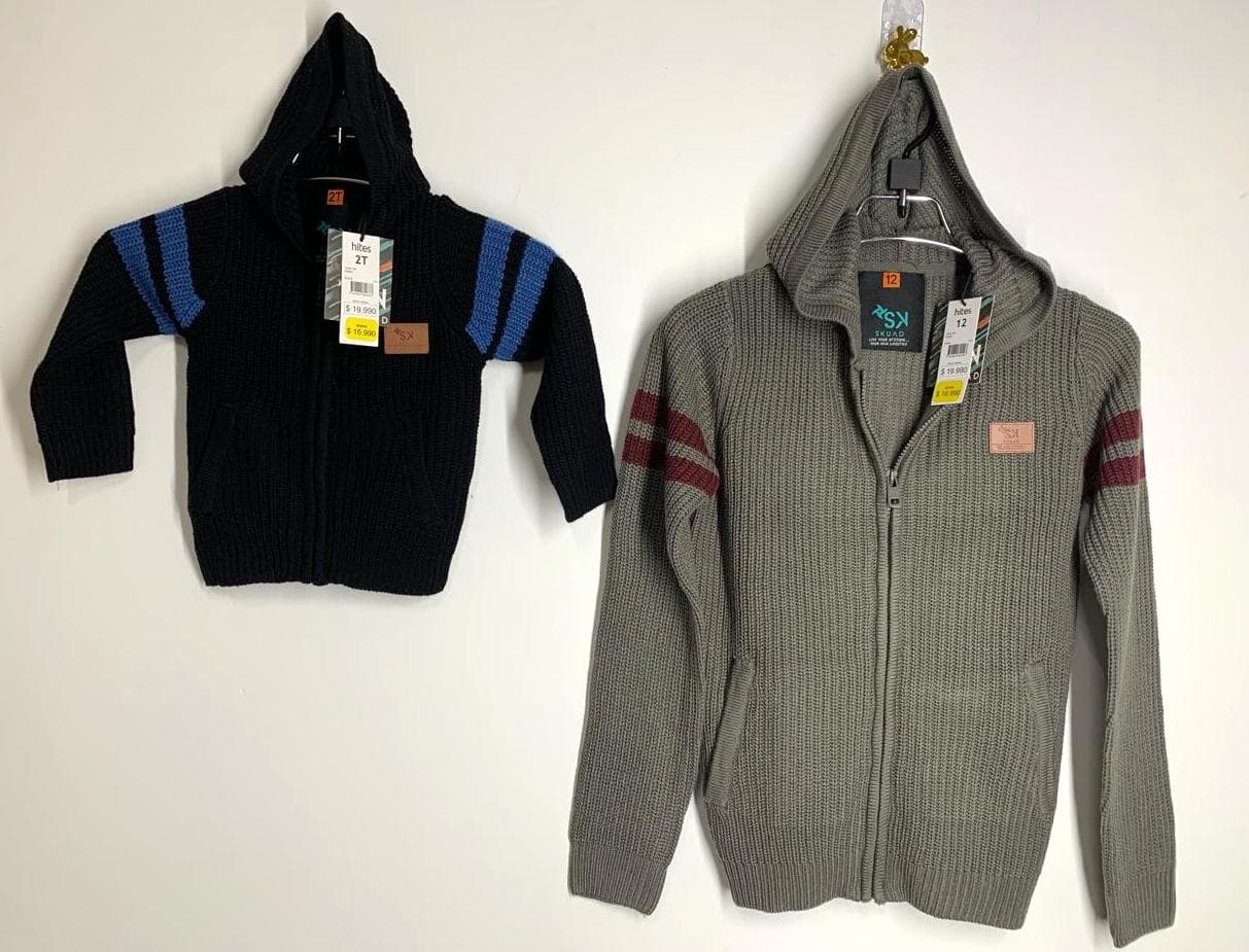 Boys Full Zip Hoodie Sweater