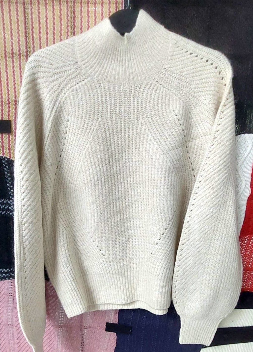 Women's mock neck sweater