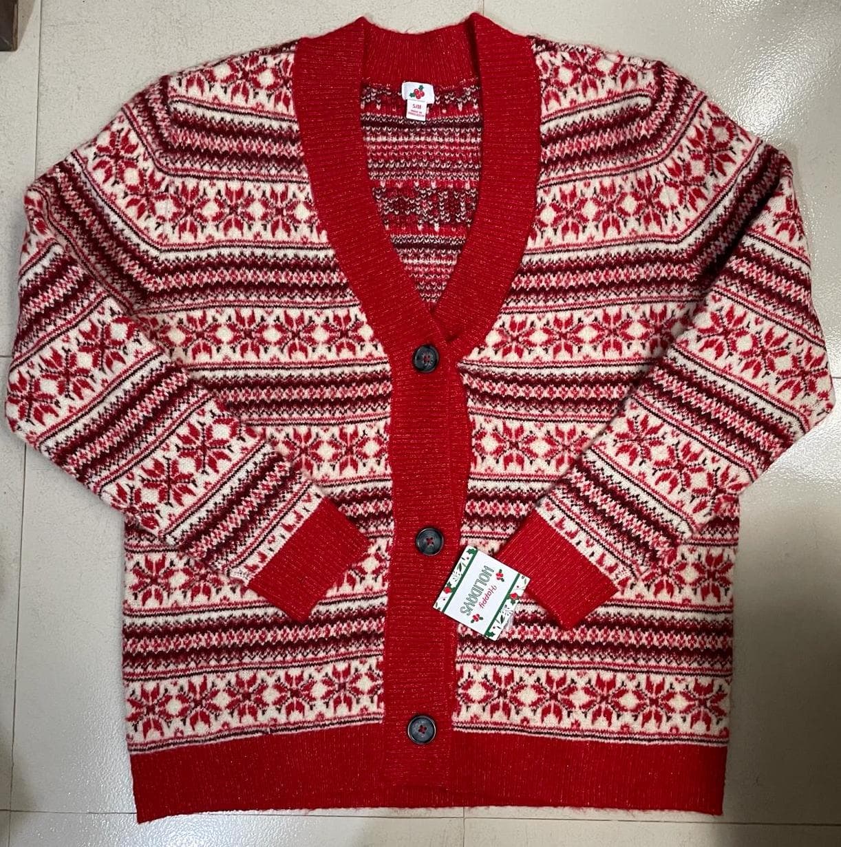 Women's christmas cardigan
