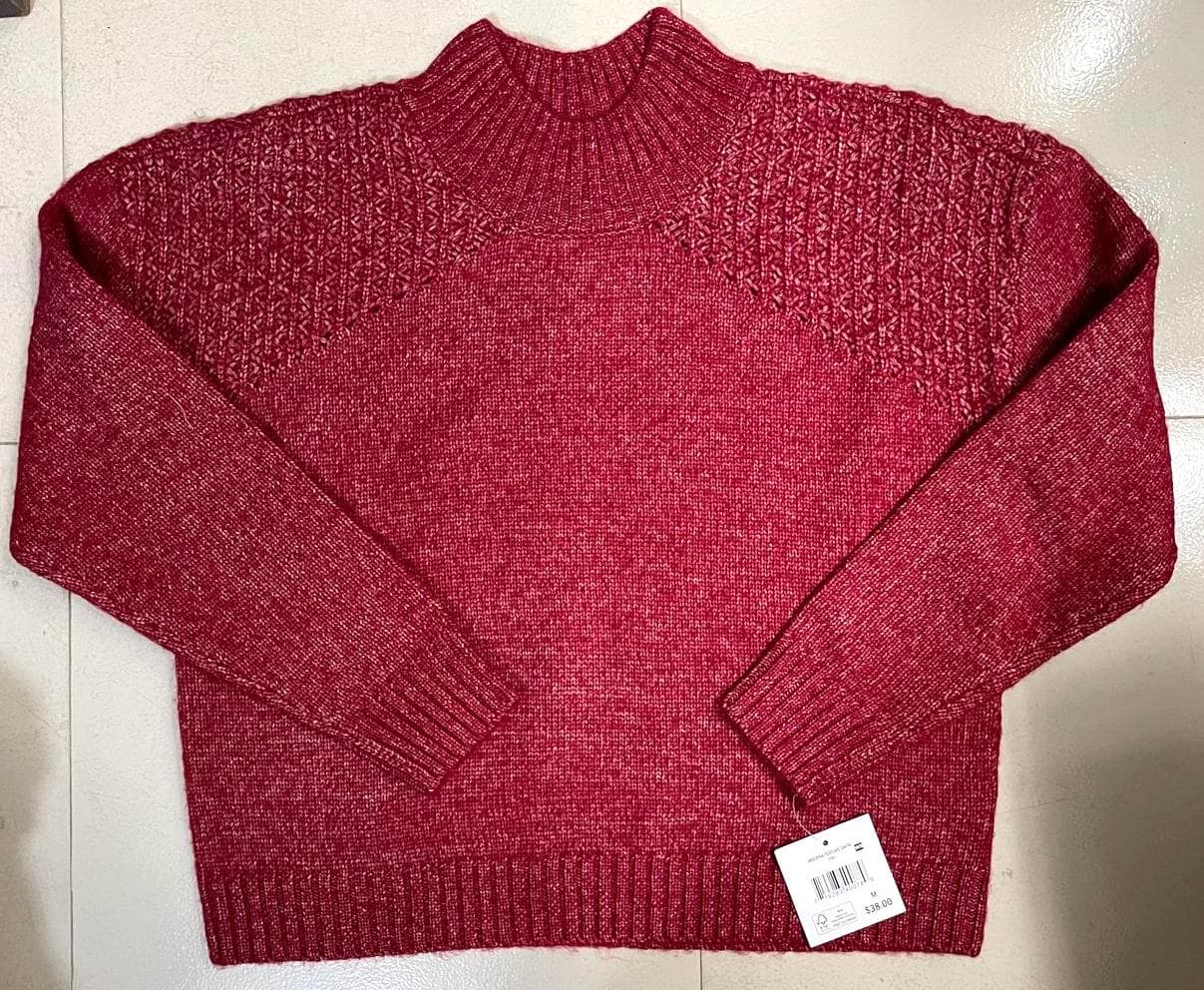 Women's mock neck sweater