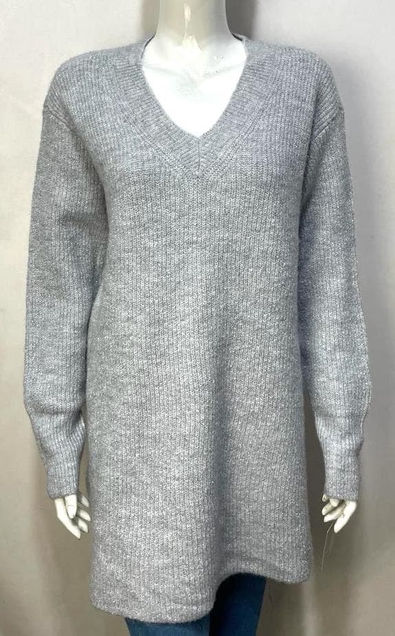 Women's v-neck long sweater