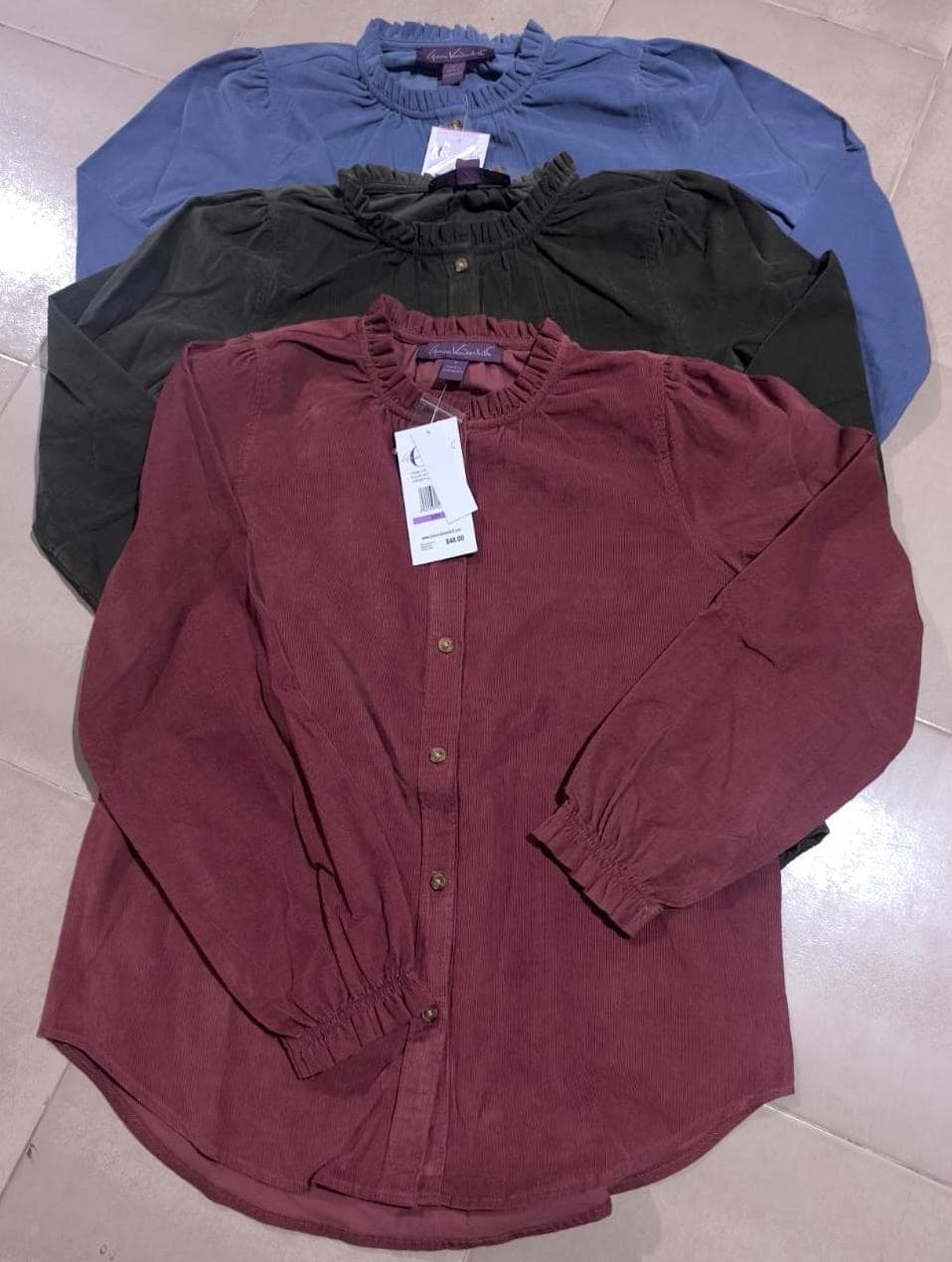 Women's corduroy shirt