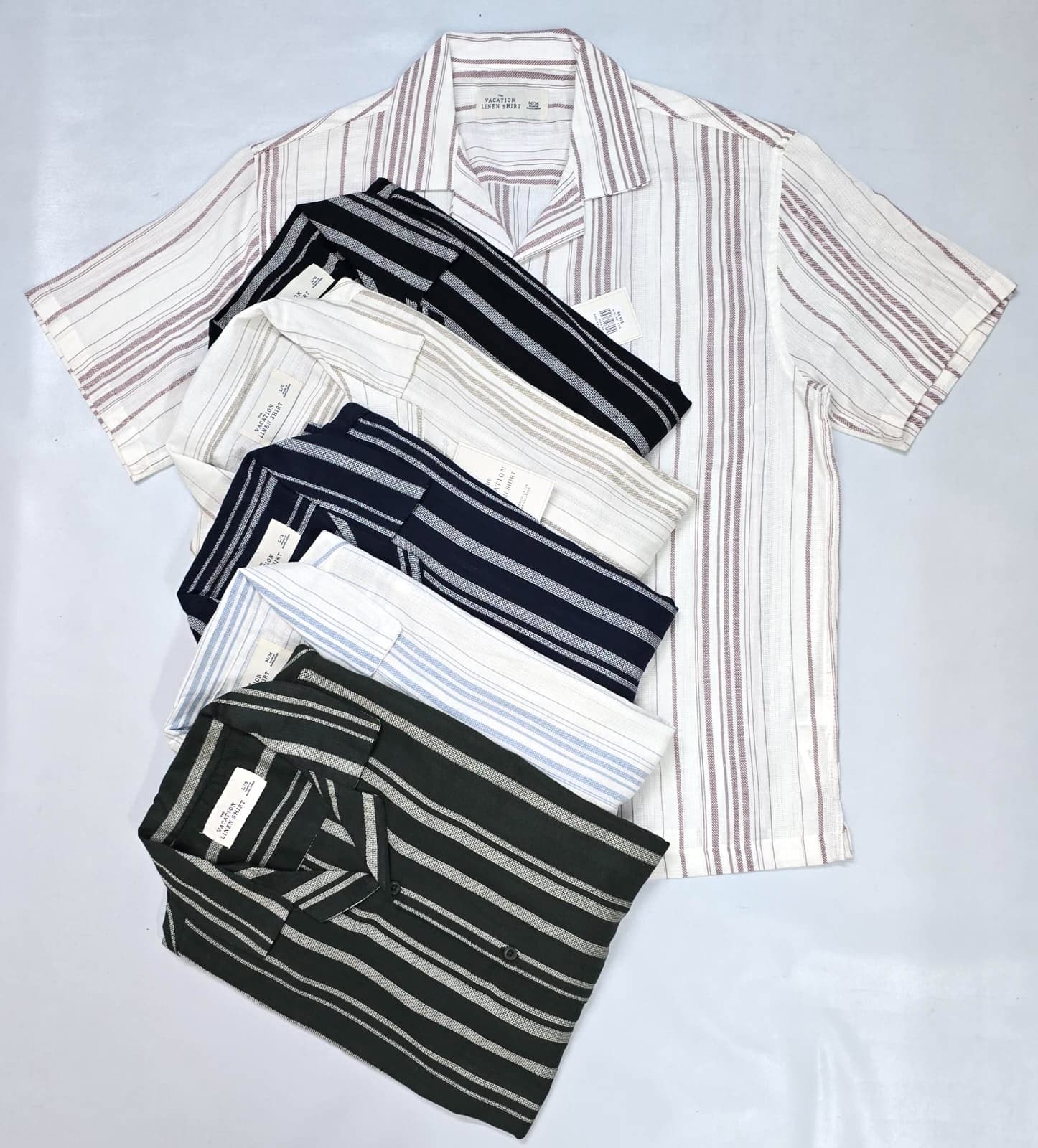 Men's S/Slv Vacation Linen Shirt